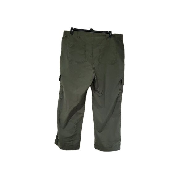 Old Navy Alpine Tundra Green Full Lngth Wide Leg Cargo Pants Women’s Size XL NWT - Picture 2 of 16